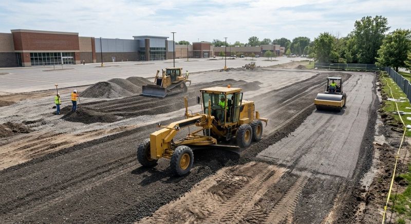 Parking Lot Gravel Repair in Canton, GA